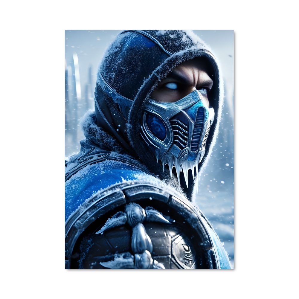 Poster Sub Zero Hero – affiche Mortal kombat